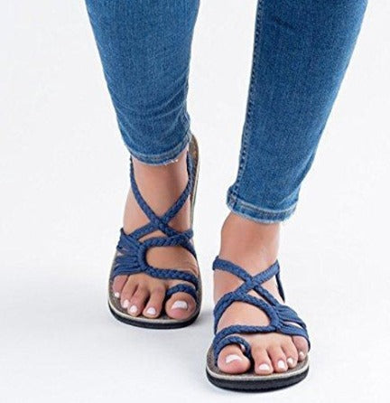 LISSA | Farverige Strand Sandaler