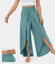 Poppy – Komfortable yogabukser med elegante vide ben