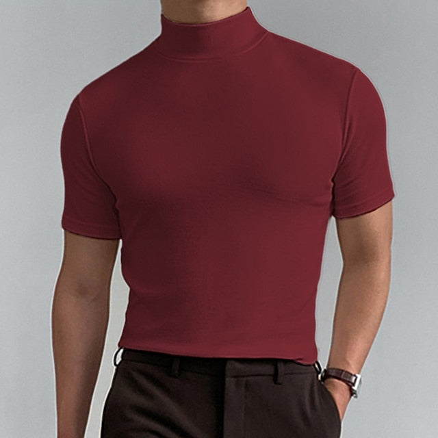 Dorian | Stilfuld Casual Rullekrave T-shirt