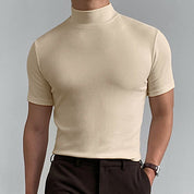 Dorian | Stilfuld Casual Rullekrave T-shirt
