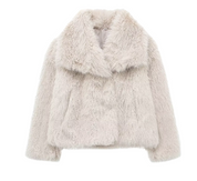 LISA | Blød Varm Fluffy Jakke