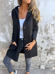 Elsa | Casual Vest med Hætte Damer