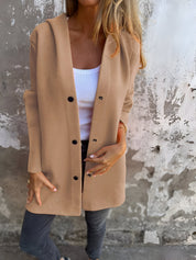 Elsa | Casual Vest med Hætte Damer