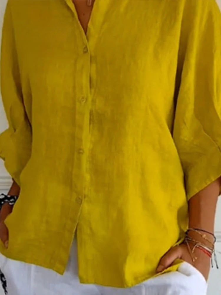 Cheryl | Stilfuld Linnedamebluse