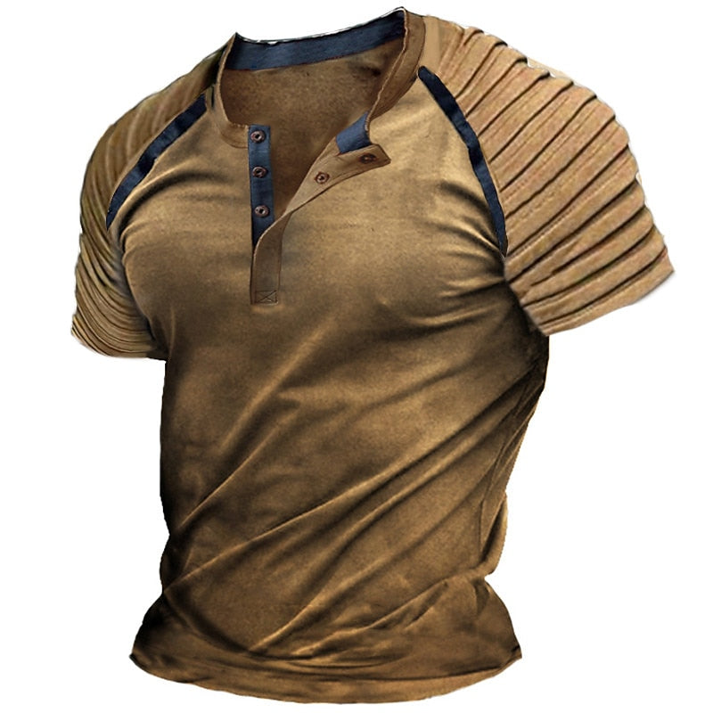 Rolly | Tidløs Henley T-shirt med tekstur - Det perfekte afslappede look til enhver lejlighed