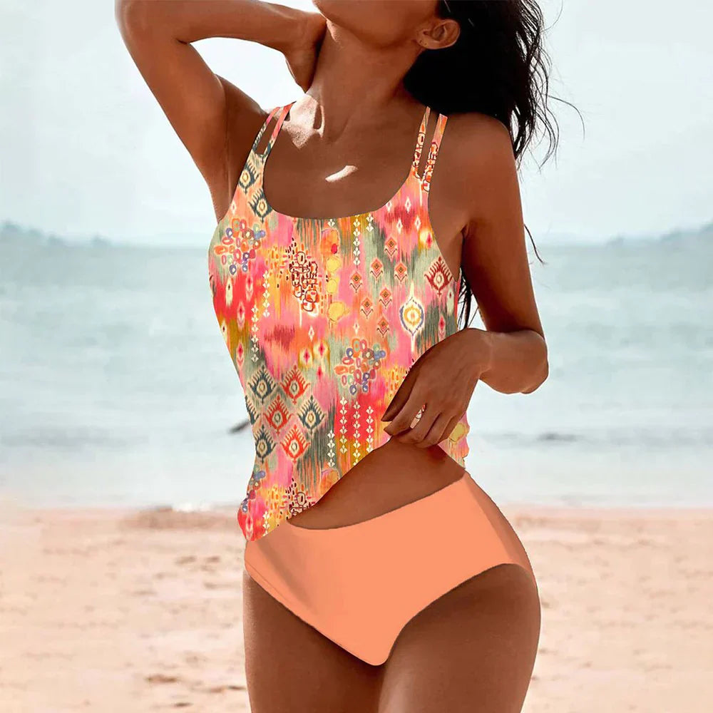 Mila | Boho Badedragt – Sommerlige Farvepragt til iøjnefaldende Strandlooks