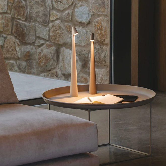 Nordisk minimalistisk design stemningslampe | Trådløs | LED | Læselampe | Spisebordslampe