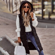 Selene | Komfortabel lang Vatteret Damebodywarmer