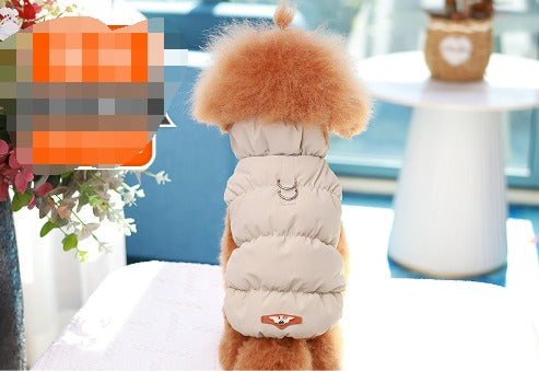 Varm vinterjakke til hunde - små og mellemstore hunde