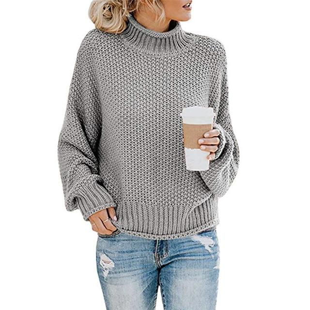 Luna | Komfortabel Ribbede Turtleneck