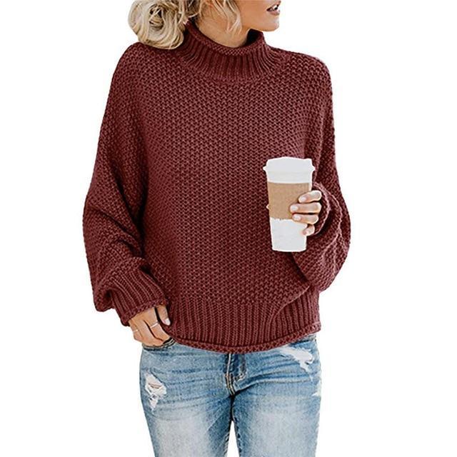 Luna | Komfortabel Ribbede Turtleneck