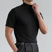 Dorian | Stilfuld Casual Rullekrave T-shirt