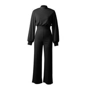 Stilfuld langærmet jumpsuit til damer