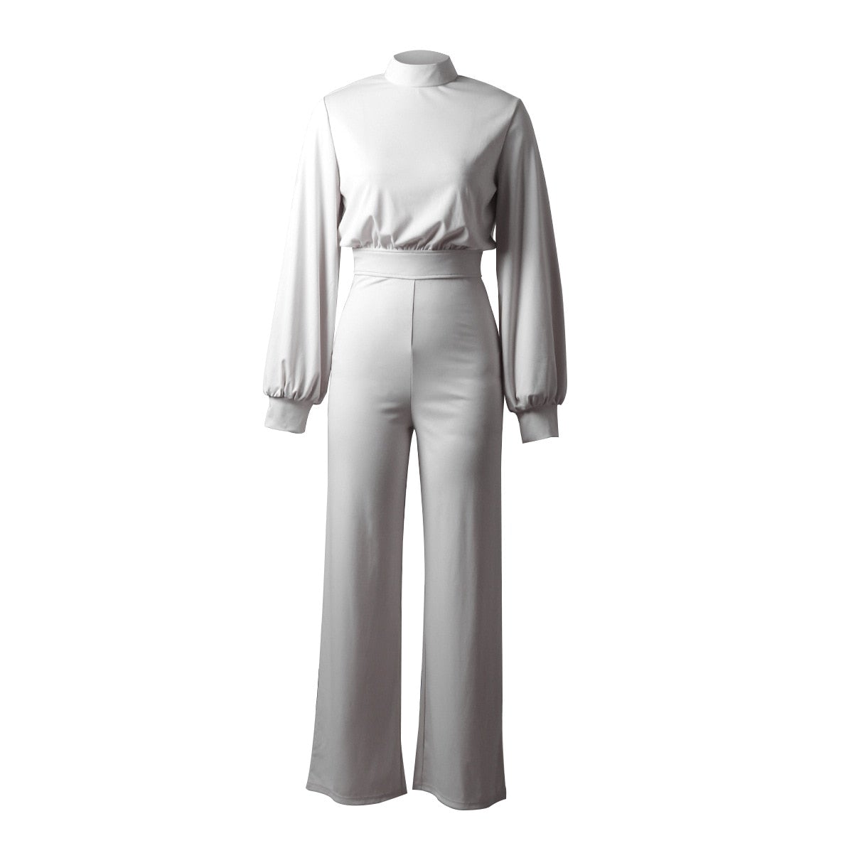 Stilfuld langærmet jumpsuit til damer