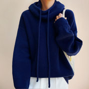Rosey | Blød Strikket Dame Hoodie til Ultimativ Komfort