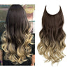 Asblond med platinablond / 35 CM