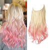 Strand blond til rosa / 35 CM