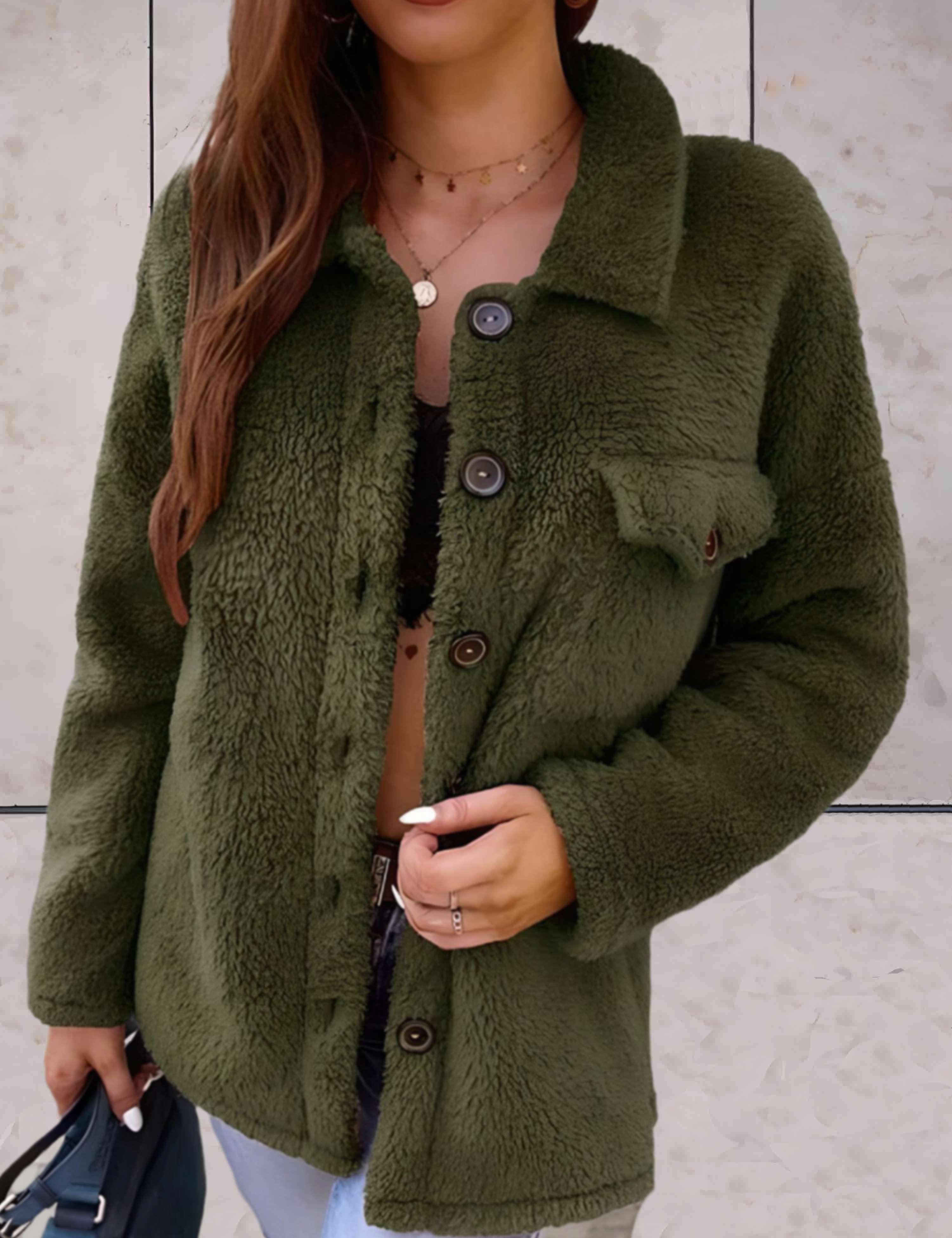 Mathilda | Mode vinterjakke med knapper