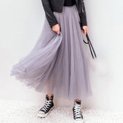 Feline | Stilfuld Plisseret Tulle Nederdel