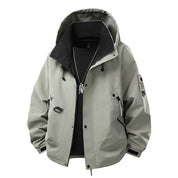 Unisex skijakke med hætte | lange ærmer