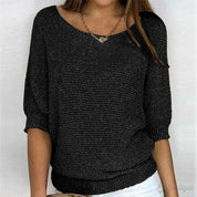 Zoey | Strikket Casual Dame Sweater – Komfortabel og Stilet Sweater