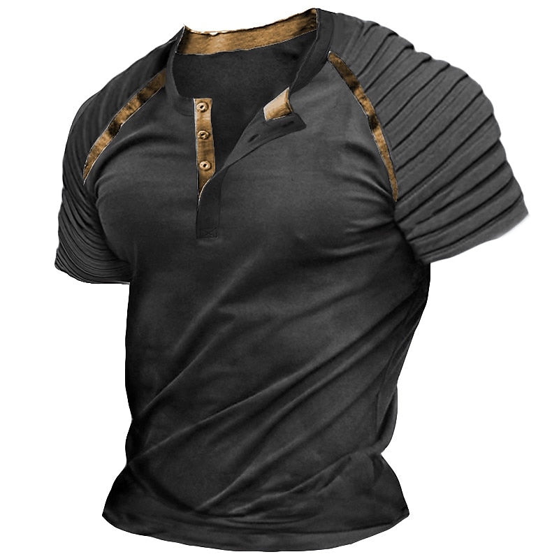 Rolly | Tidløs Henley T-shirt med tekstur - Det perfekte afslappede look til enhver lejlighed
