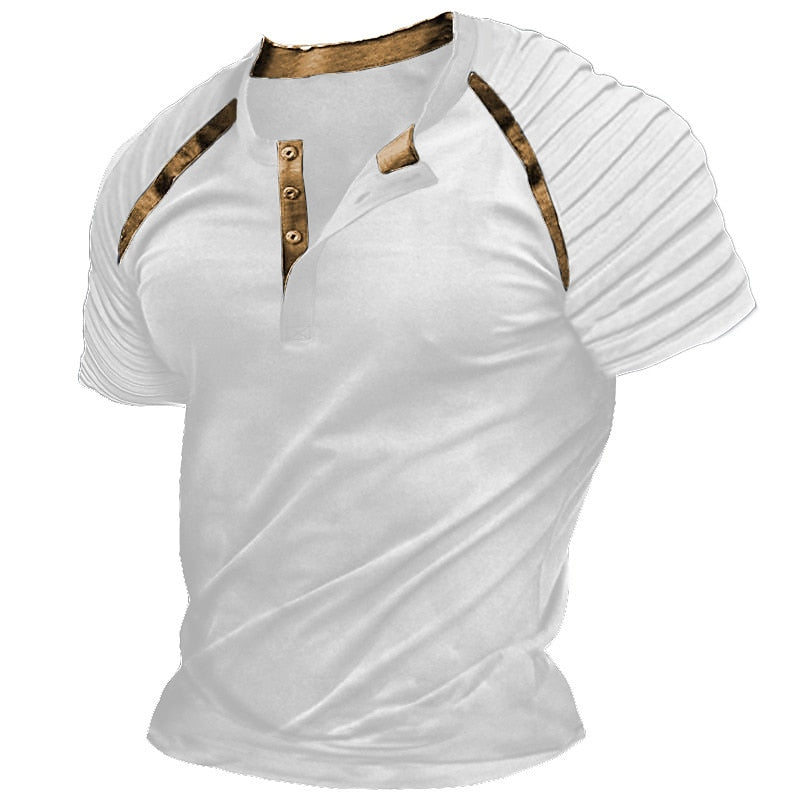 Rolly | Tidløs Henley T-shirt med tekstur - Det perfekte afslappede look til enhver lejlighed
